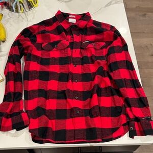 Columbia Red and Black Flannel - XL